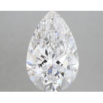 Lab Created 2.58 Carat D-VS1 Pear Shaped Diamond Lab Created 2.58 Carat D-VS1 Pear Shaped Diamond