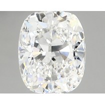 Lab Created 1.28 Carat E-VVS2 Cushion Cut Diamond