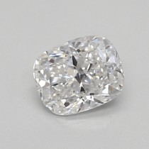 Lab Created 0.43 Carat D-VVS1 Cushion Cut Diamond