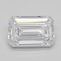 Lab Created 0.76 Carat D-VS1 Emerald Cut Diamond