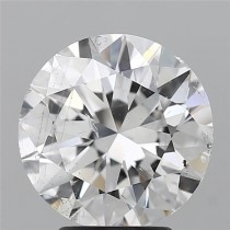 3.52 Carat E-SI2 Round Natural Diamond