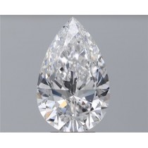 3.68 Carat E-SI1 Pear Shaped Natural Diamond