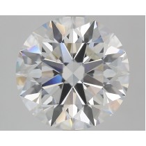 5.52 Carat H-VS2 Round Natural Diamond