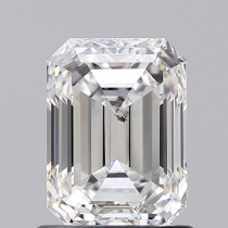 1.04 Carat D-SI1 Emerald Cut Natural Diamond