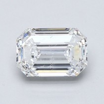 1.31 Carat E-SI2 Emerald Cut Natural Diamond