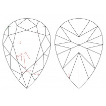 0.95 Carat F-SI2 Pear Shaped Natural Diamond 0.95 Carat F-SI2 Pear Shaped Natural Diamond