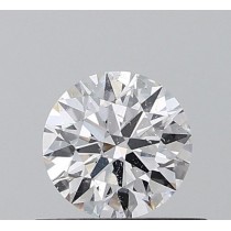 0.50 Carat D-I1 Round Natural Diamond Certified By GIA