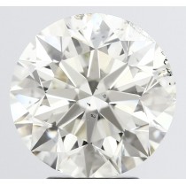 4.00 Carat K-SI1 Round Natural Diamond 4.00 Carat K-SI1 Round Natural Diamond