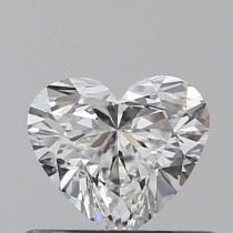 0.42 Carat E-VVS2 Heart Shaped Natural Diamond 0.42 Carat E-VVS2 Heart Shaped Natural Diamond