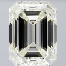7.02 Carat K-VS2 Emerald Cut Natural Diamond
