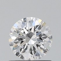 0.61 Carat D-SI1 Round Natural Diamond