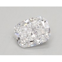 Lab Created 0.58 Carat D-VVS2 Cushion Cut Diamond