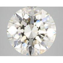 5.02 Carat K-SI1 Round Natural Diamond Certified By GIA 5.02 Carat K-SI1 Round Natural Diamond Certified By GIA