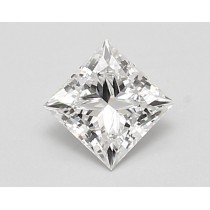 Lab Created 0.93 Carat D-VVS2 Princess Cut Diamond