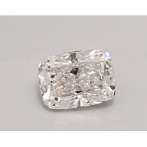 Lab Created 0.56 Carat F-VVS1 Cushion Cut Diamond