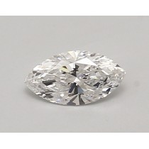 Lab Created 0.49 Carat D-VVS2 Marquise Cut Diamond