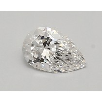 Lab Created 0.69 Carat D-VS2 Pear Shaped Diamond