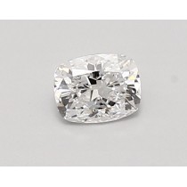 Lab Created 0.48 Carat D-VS2 Cushion Cut Diamond