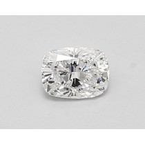 Lab Created 0.46 Carat D-VVS2 Cushion Cut Diamond