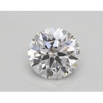 Lab Created 0.36 Carat D-SI1 Round Diamond