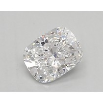 Lab Created 0.41 Carat D-VVS1 Cushion Cut Diamond