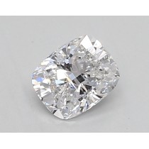 Lab Created 0.53 Carat D-VVS1 Cushion Cut Diamond