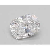 Lab Created 0.55 Carat D-VVS2 Cushion Cut Diamond