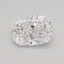 Lab Created 0.53 Carat D-VVS1 Cushion Cut Diamond
