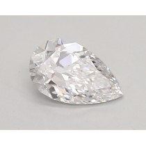 Lab Created 0.79 Carat D-VS1 Pear Shaped Diamond