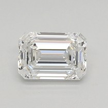 Lab Created 0.59 Carat E-IF Emerald Cut Diamond