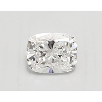 Lab Created 0.58 Carat D-VVS2 Cushion Cut Diamond