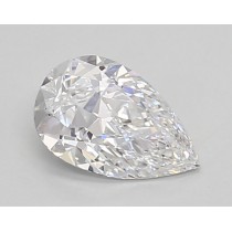 Lab Created 0.63 Carat D-VS2 Pear Shaped Diamond
