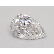 Lab Created 0.74 Carat D-VS2 Pear Shaped Diamond