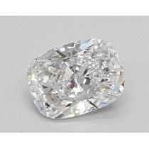 Lab Created 0.53 Carat D-VVS2 Cushion Cut Diamond
