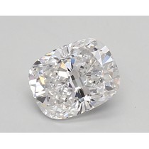 Lab Created 0.82 Carat D-VS1 Cushion Cut Diamond