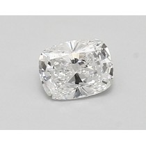 Lab Created 0.61 Carat D-VS1 Cushion Cut Diamond