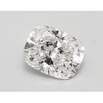 Lab Created 0.88 Carat D-VVS1 Cushion Cut Diamond Lab Created 0.88 Carat D-VVS1 Cushion Cut Diamond