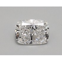 Lab Created 0.67 Carat D-VVS2 Cushion Cut Diamond
