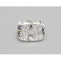 Lab Created 0.42 Carat D-VVS1 Cushion Cut Diamond