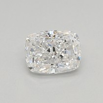 Lab Created 0.40 Carat D-VS1 Cushion Cut Diamond