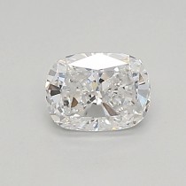Lab Created 0.40 Carat D-VVS2 Cushion Cut Diamond