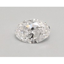 Lab Created 0.41 Carat D-VVS1 Oval Diamond