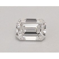 Lab Created 0.59 Carat E-VS2 Emerald Cut Diamond