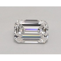 Lab Created 0.73 Carat D-VS2 Emerald Cut Diamond Lab Created 0.73 Carat D-VS2 Emerald Cut Diamond