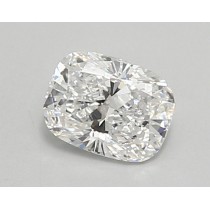 Lab Created 0.85 Carat D-VVS2 Cushion Cut Diamond