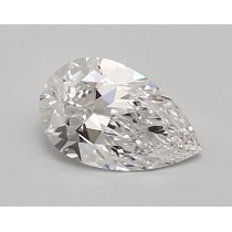 Lab Created 0.94 Carat D-VS1 Pear Shaped Diamond