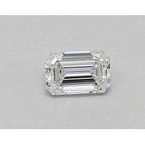 Lab Created 0.33 Carat E-VVS1 Emerald Cut Diamond