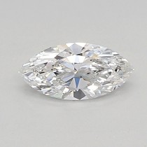 Lab Created 0.35 Carat D-VVS1 Marquise Cut Diamond
