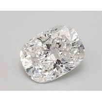 Lab Created 0.93 Carat D-VS1 Cushion Cut Diamond