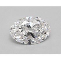 Lab Created 0.96 Carat D-VS1 Oval Diamond